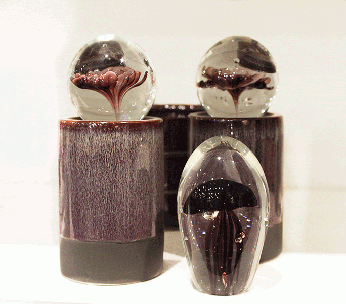 Bahne Interior lysestage, Mørkerød - H10 - Bahne